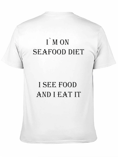 Camiseta Negra Dieta de Marisco