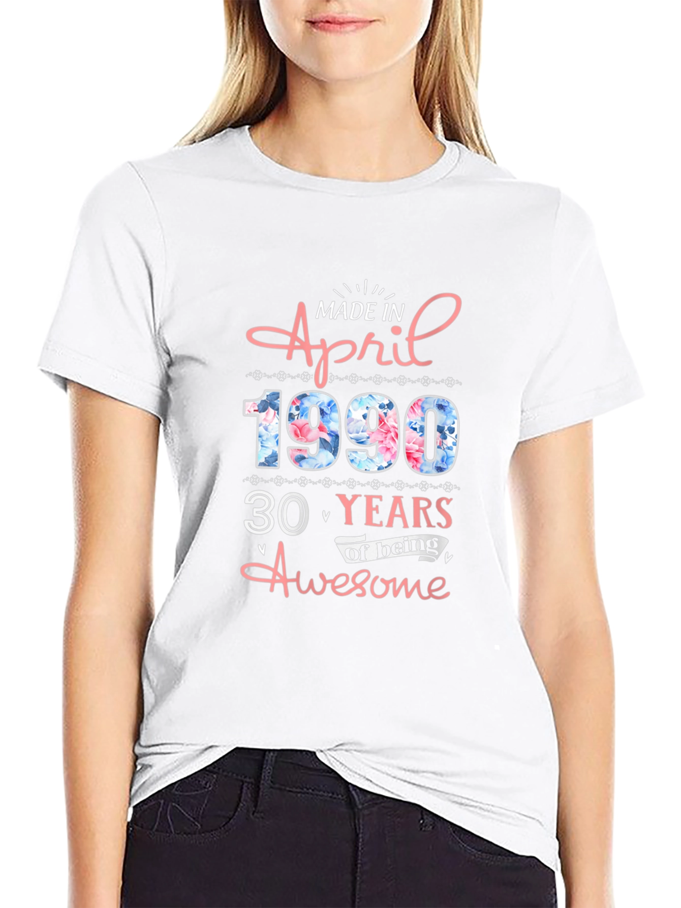 Camiseta Cumpleaños Abril 1990 - 30 Años