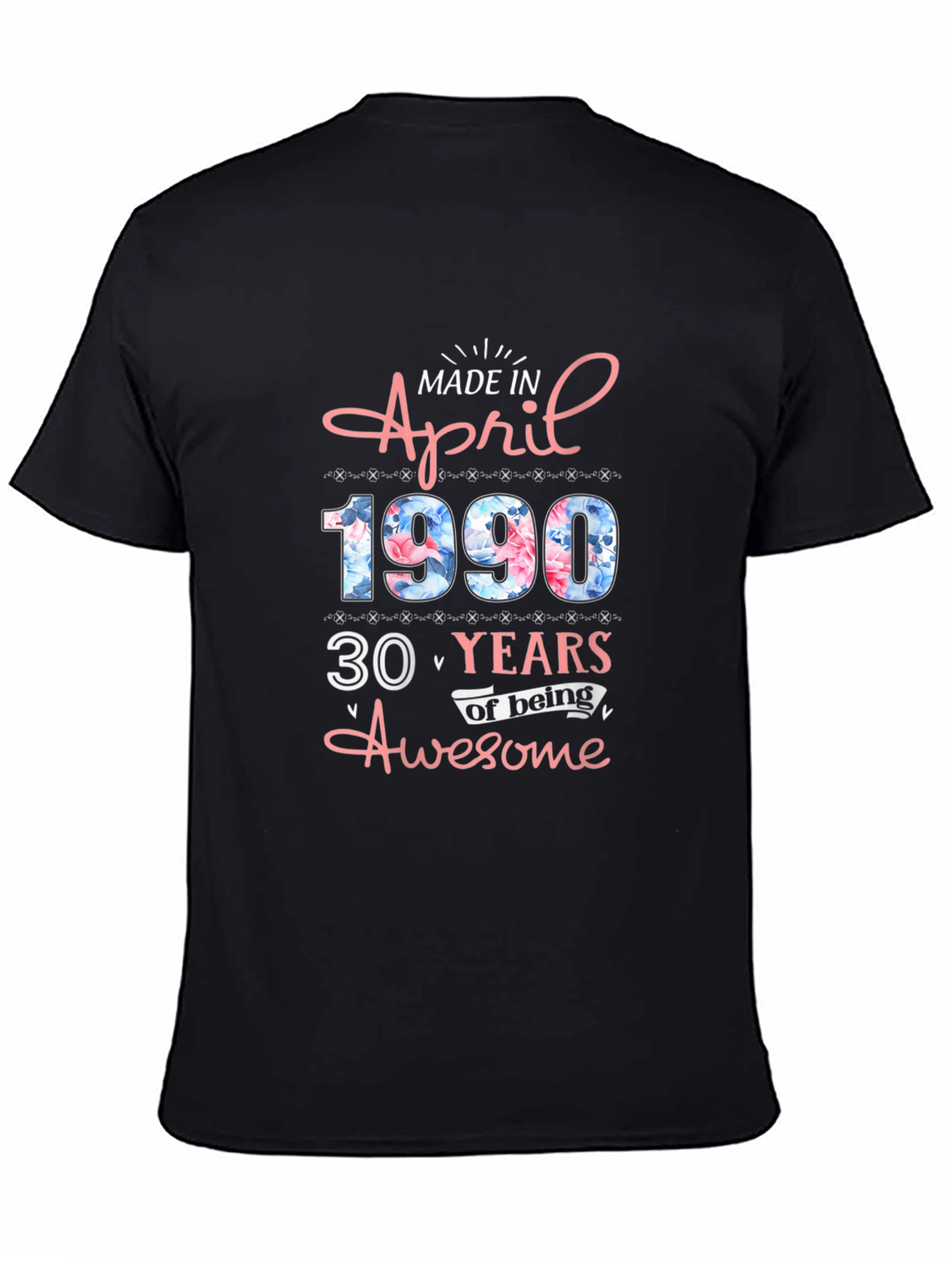Camiseta Cumpleaños Abril 1990 - 30 Años