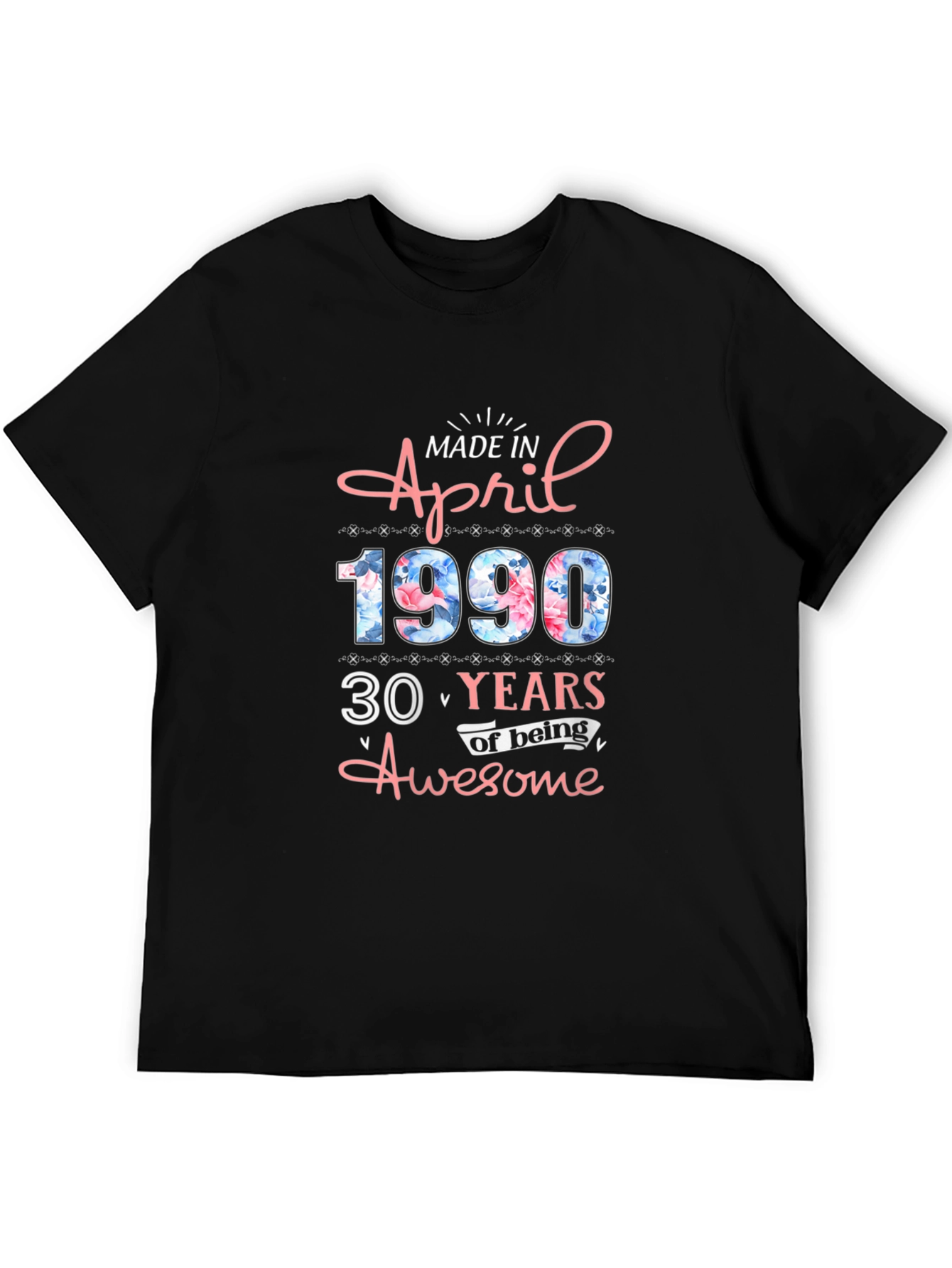 Camiseta Cumpleaños Abril 1990 - 30 Años