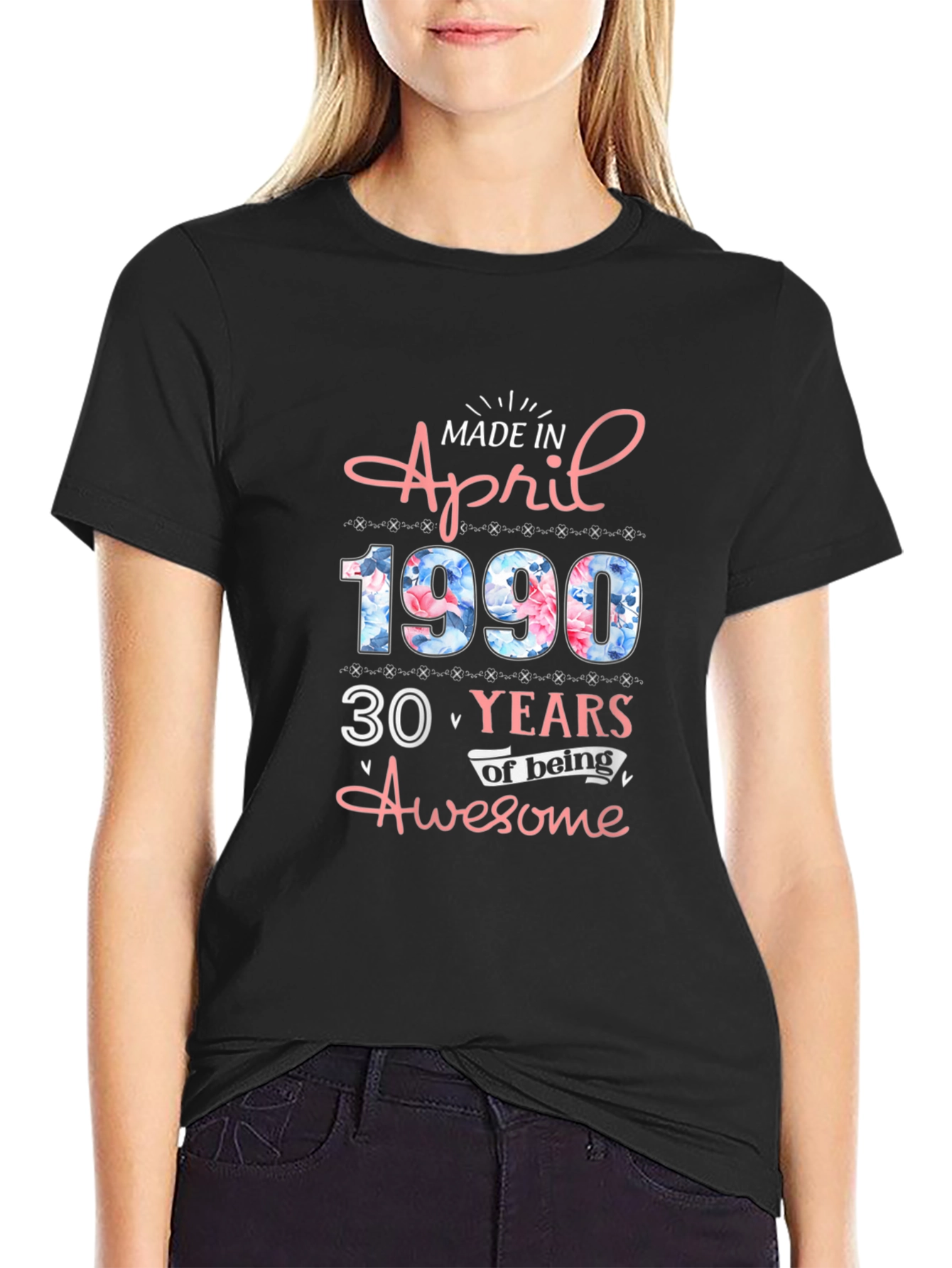 Camiseta Cumpleaños Abril 1990 - 30 Años