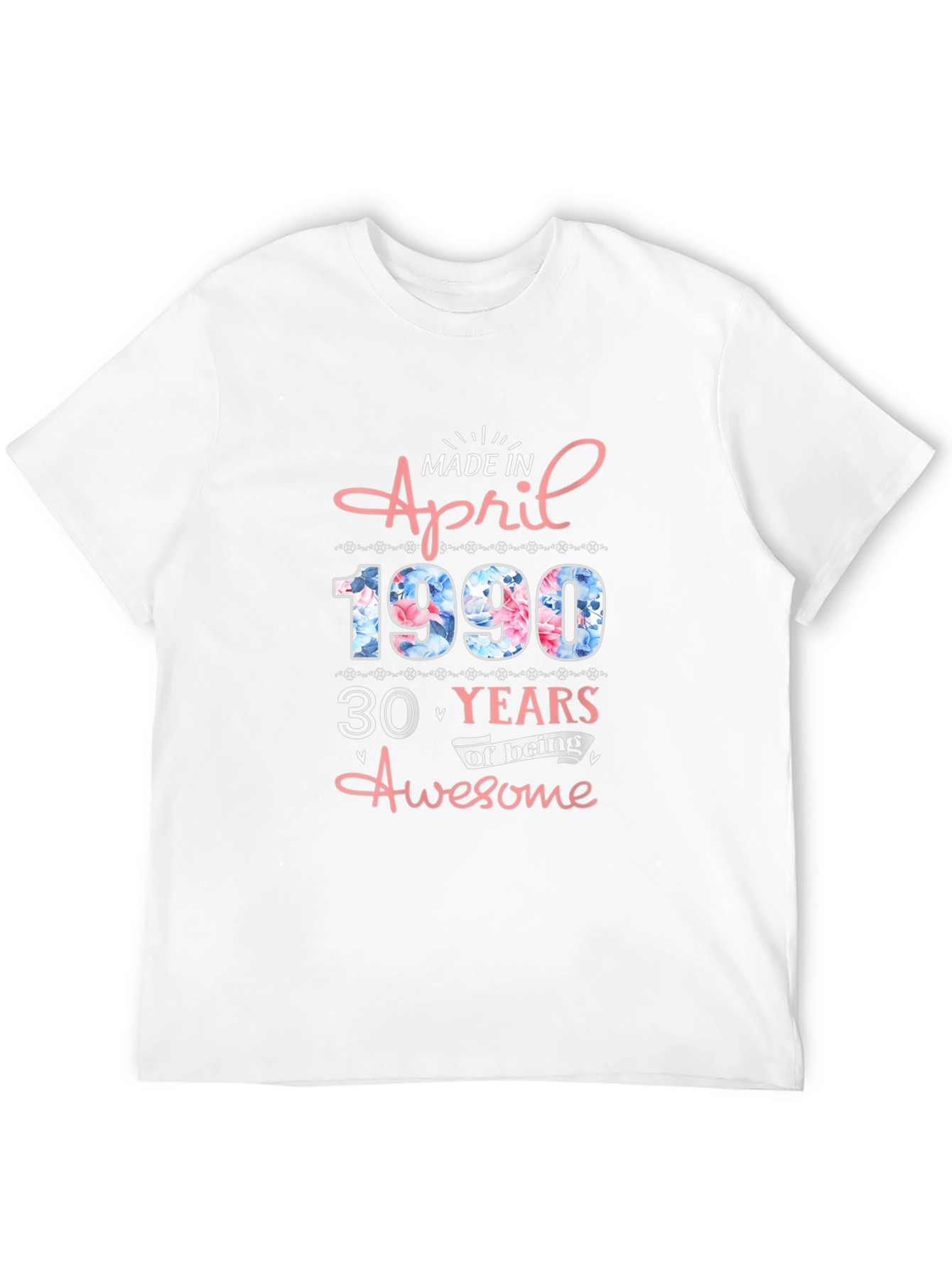 Camiseta Cumpleaños Abril 1990 - 30 Años