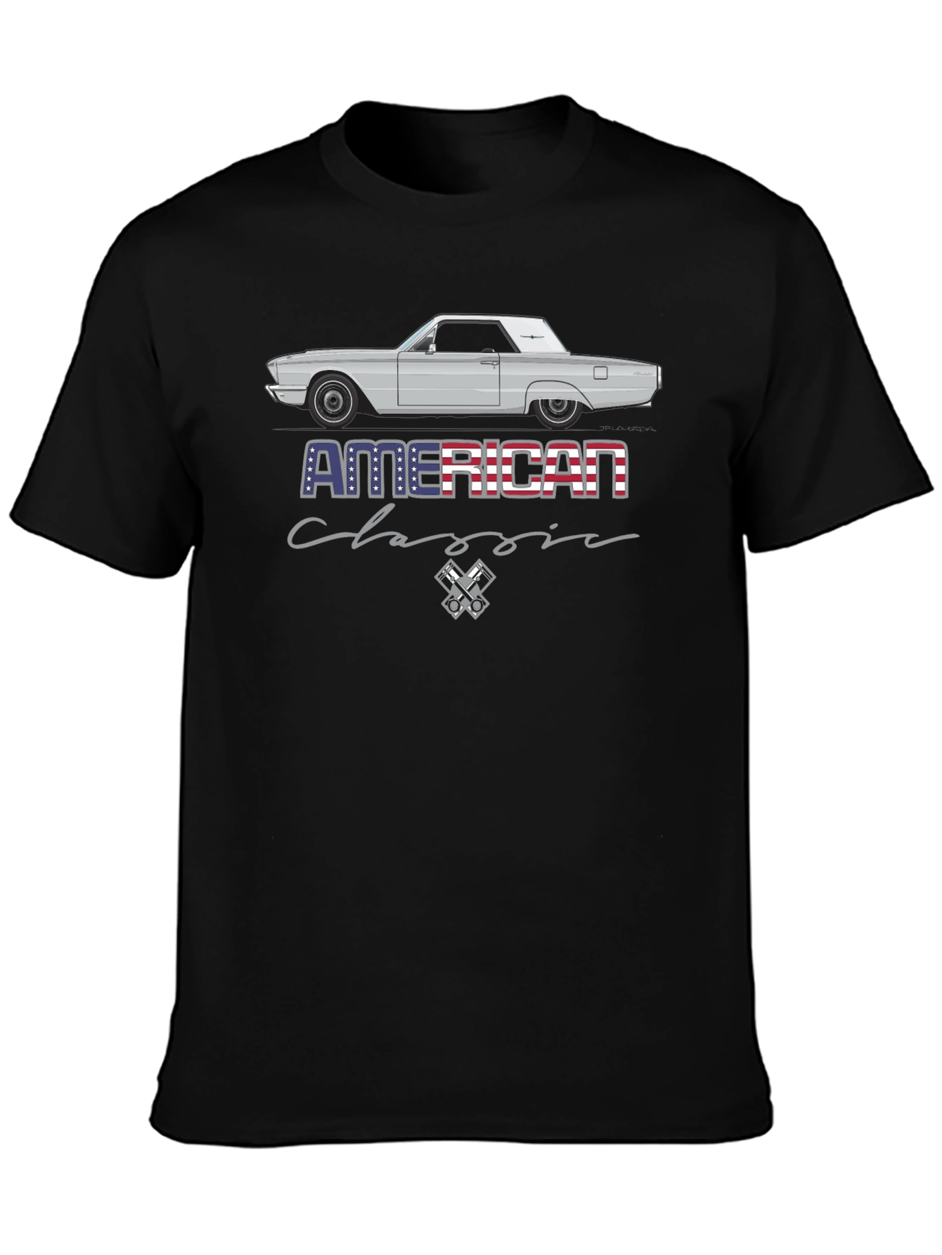 Camiseta Clásica Americana de Coche Antiguo