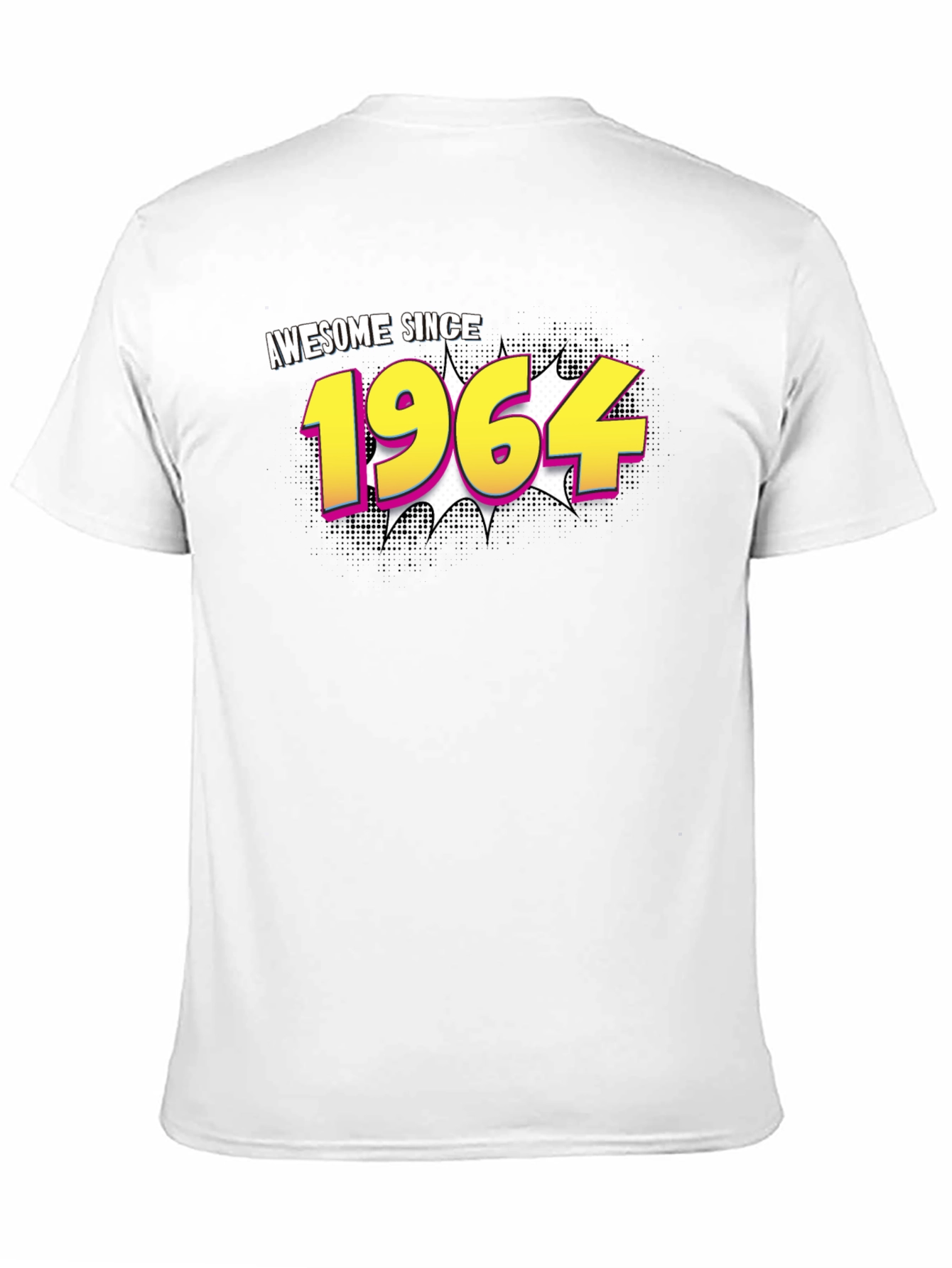 Camiseta Negra Awesome Since 1964