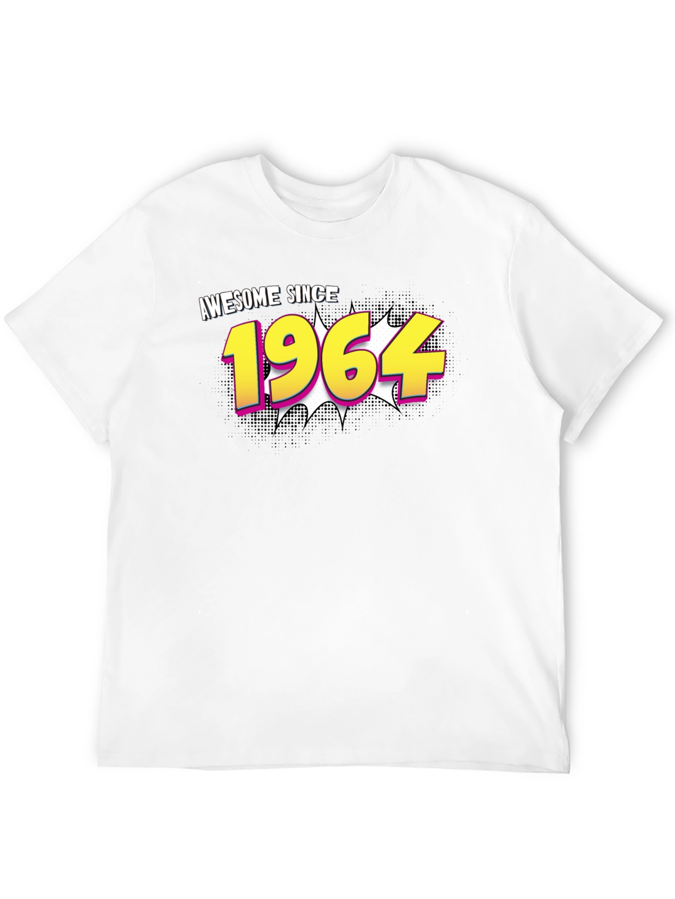 Camiseta Negra Awesome Since 1964