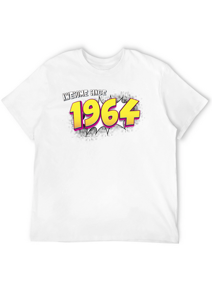 Camiseta Negra Awesome Since 1964