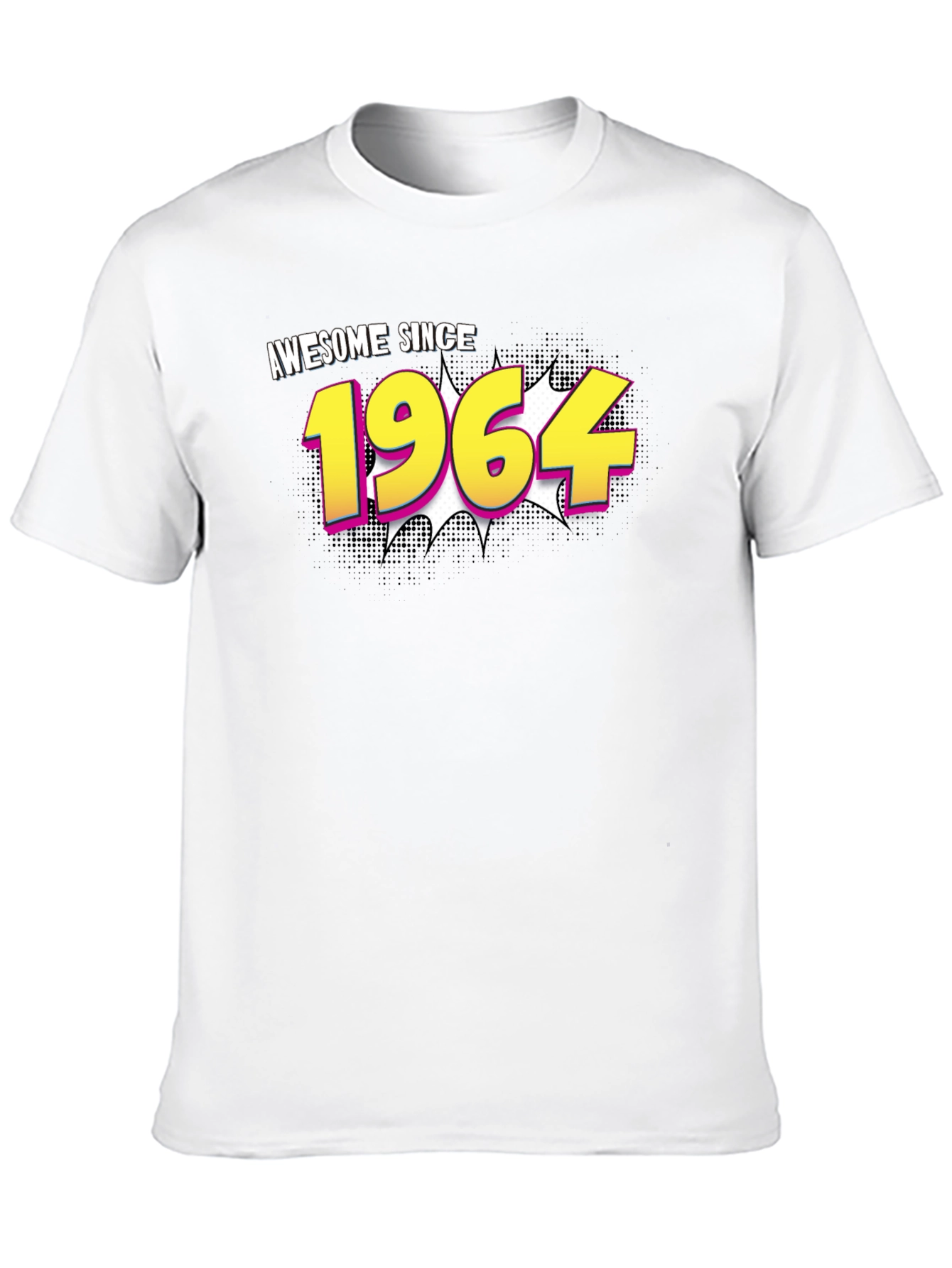 Camiseta Negra Awesome Since 1964