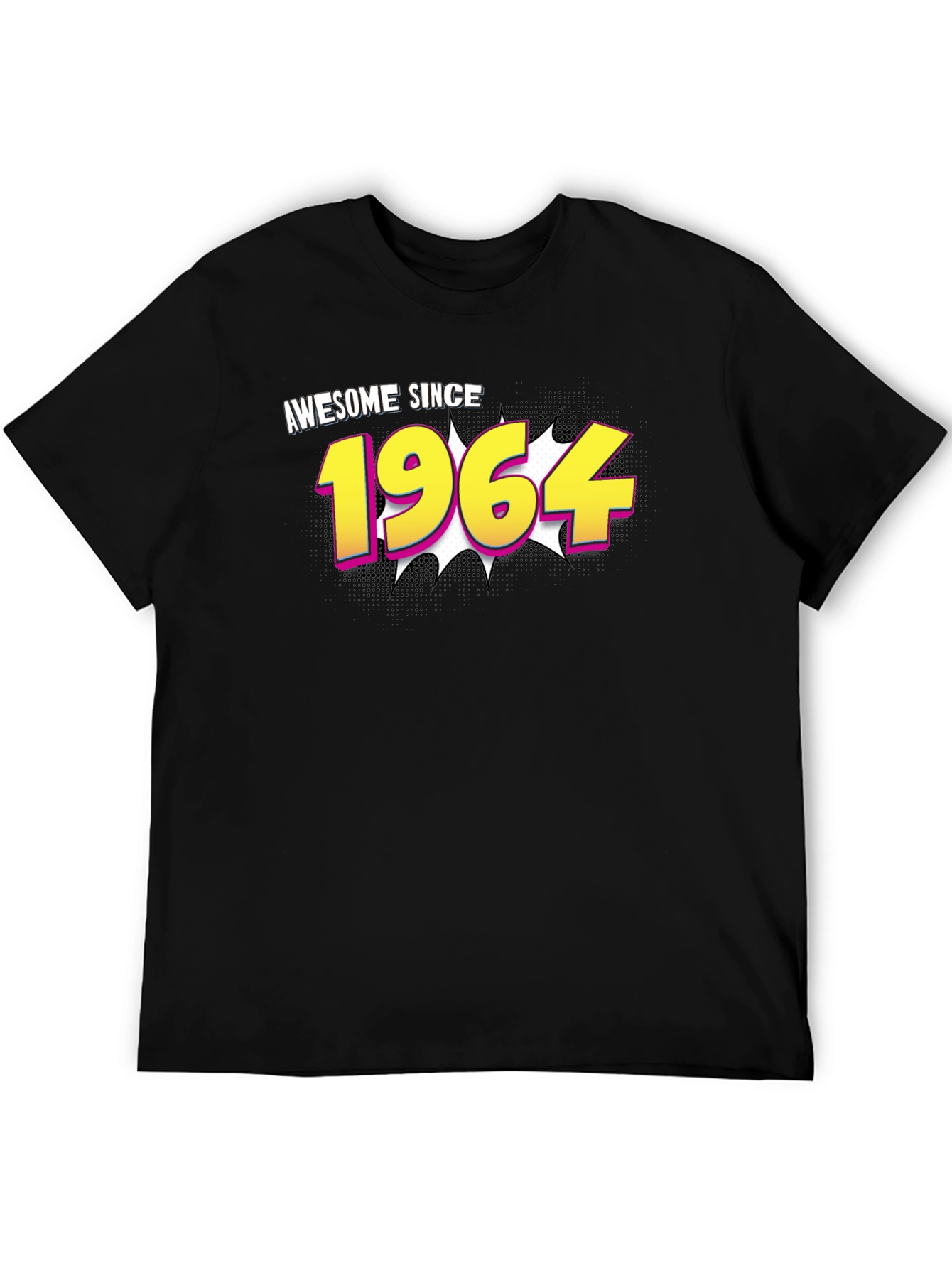 Camiseta Negra Awesome Since 1964