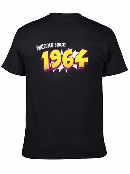 Camiseta Negra Awesome Since 1964