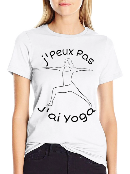 Camiseta Negra Jpeux Pas Jai Yoga para Hombre
