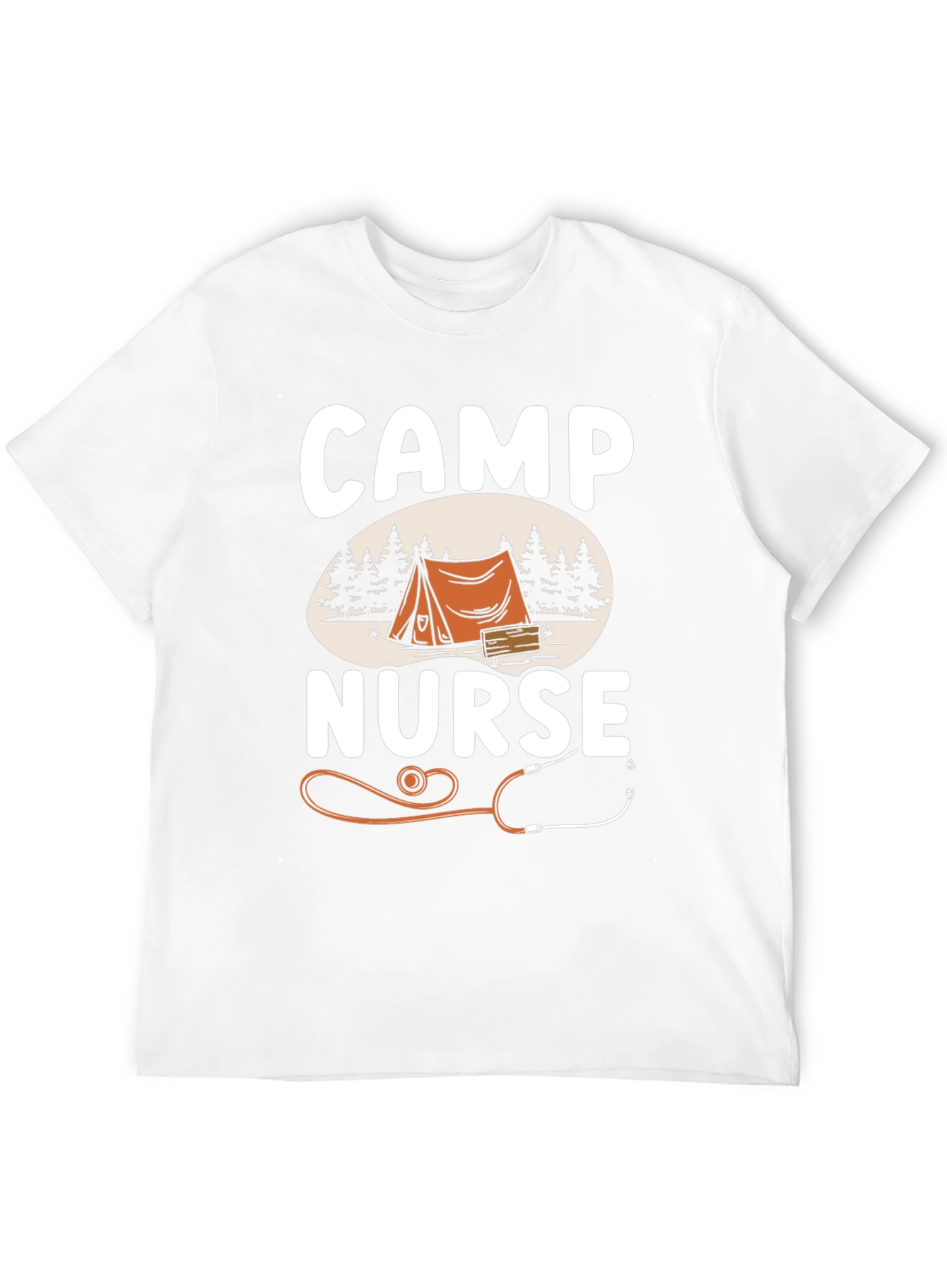 Camiseta Camp Nurse Negra - Ideal para Enfermeras