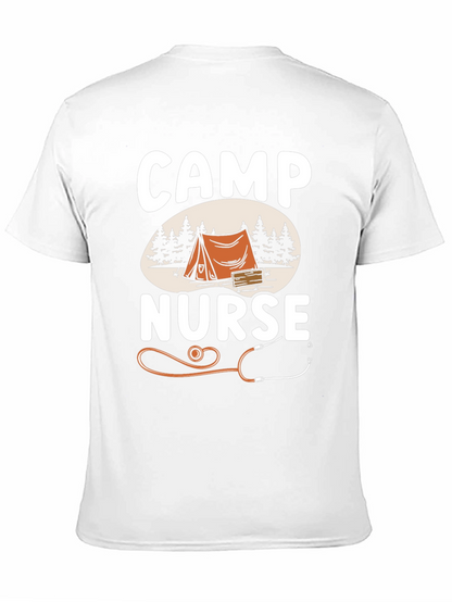Camiseta Camp Nurse Negra - Ideal para Enfermeras
