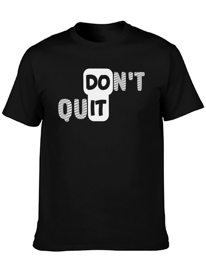 Camiseta Hombre Negra No te Rindas
