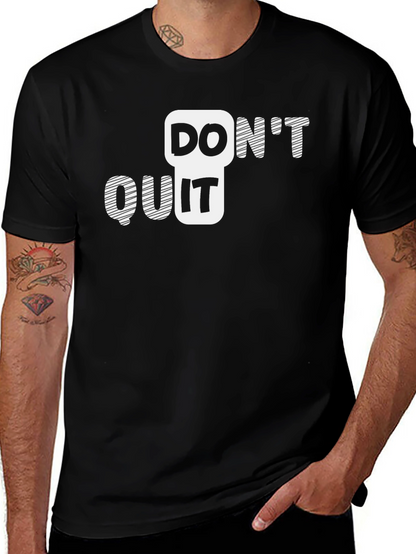 Camiseta Hombre Negra No te Rindas