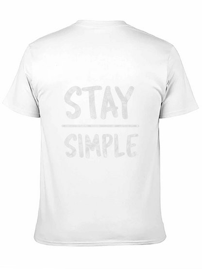 Camiseta Hombre Negra - Stay Simple