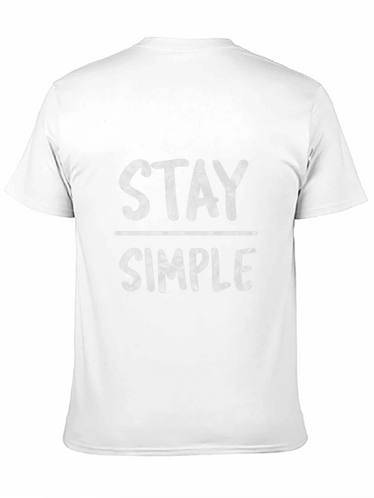 Camiseta Hombre Negra - Stay Simple