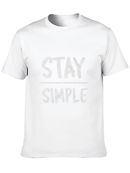 Camiseta Hombre Negra - Stay Simple