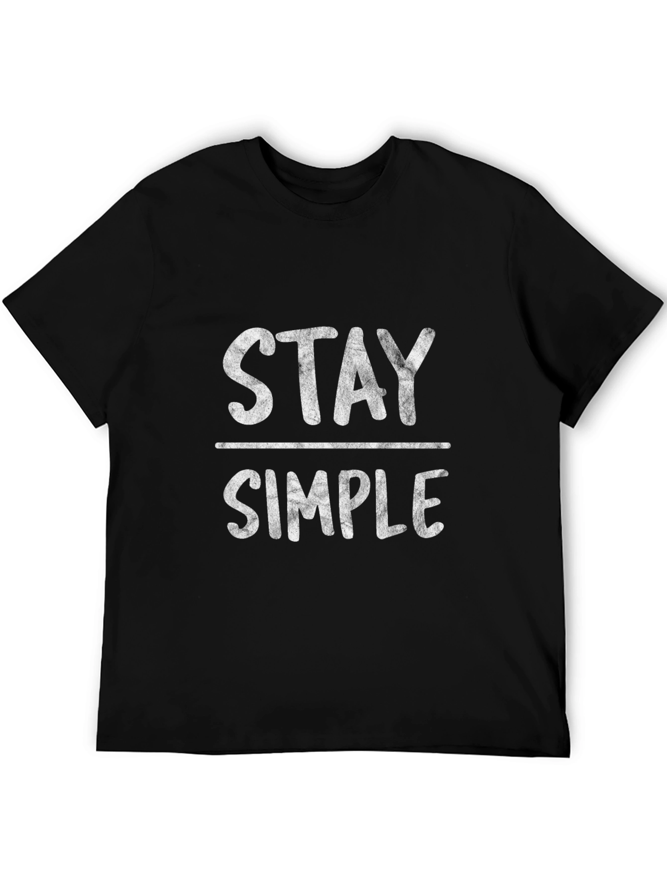 Camiseta Hombre Negra - Stay Simple