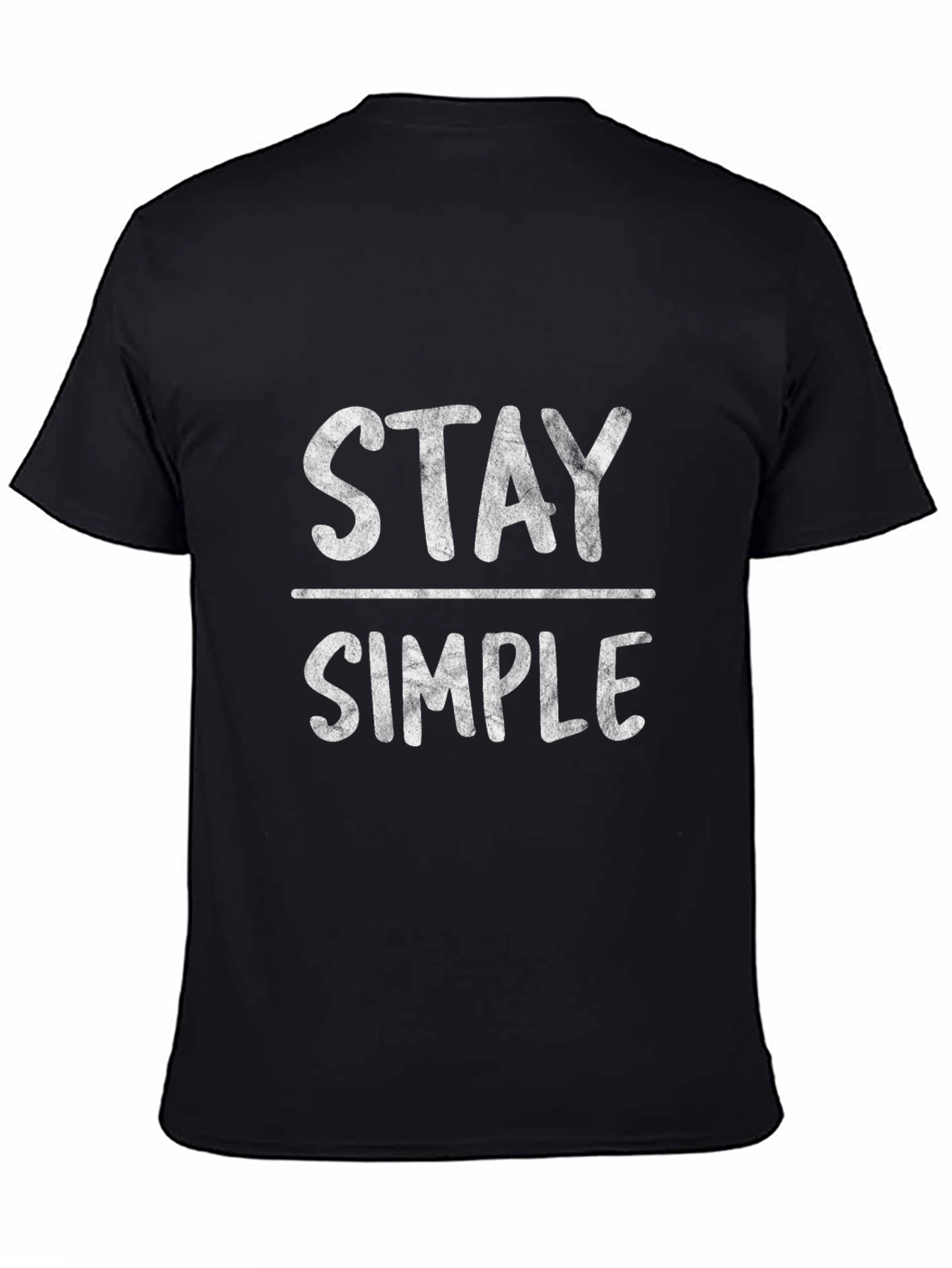 Camiseta Hombre Negra - Stay Simple