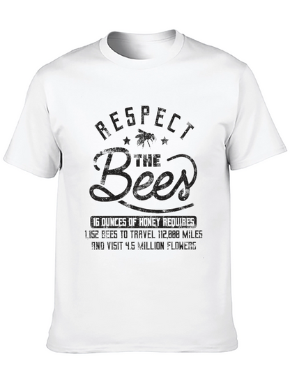 Camiseta Negra Respect the Bees