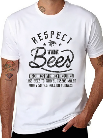 Camiseta Negra Respect the Bees