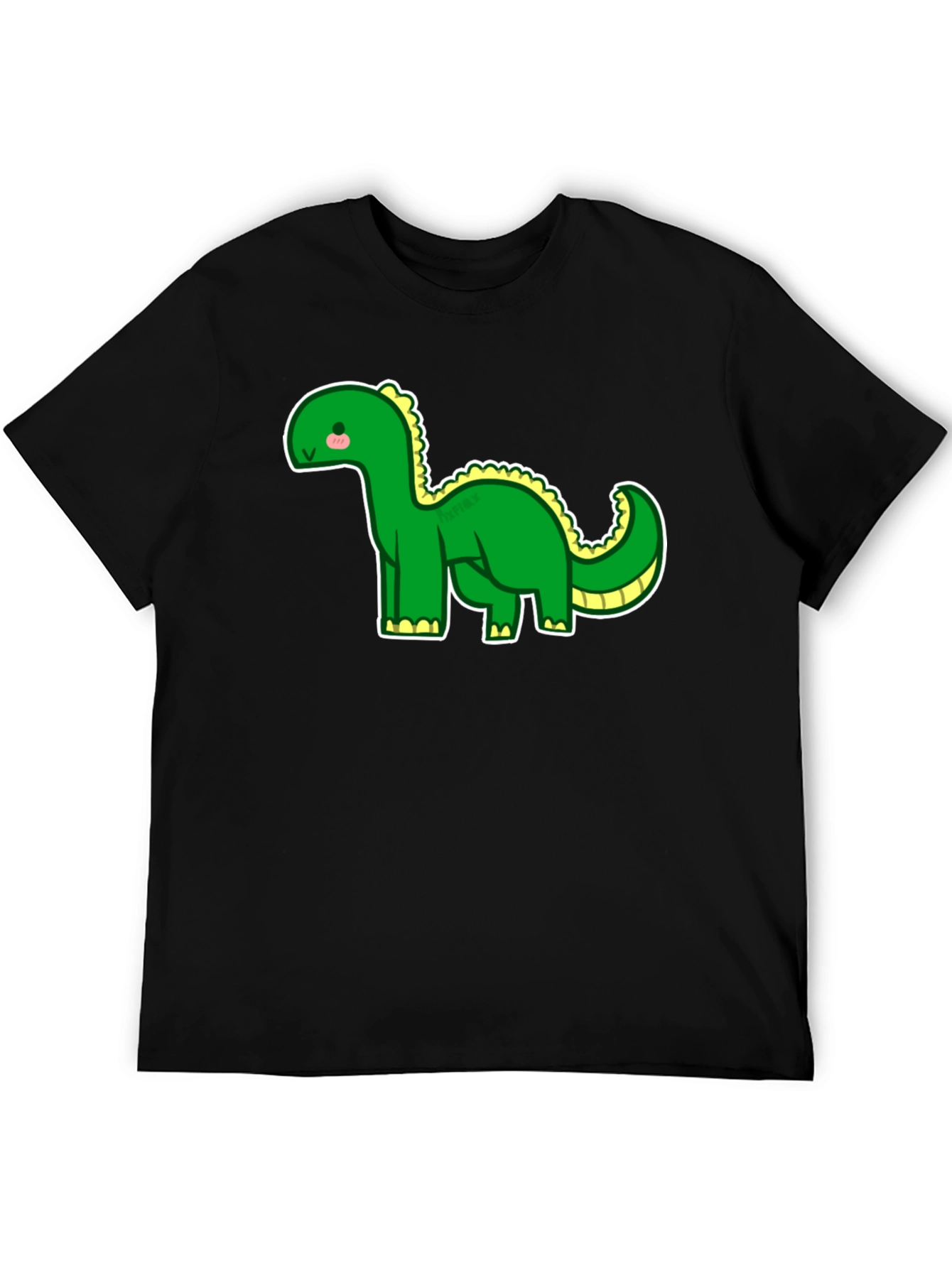 Camiseta Negra con Dinosaurio Adorable