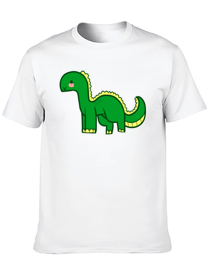 Camiseta Negra con Dinosaurio Adorable