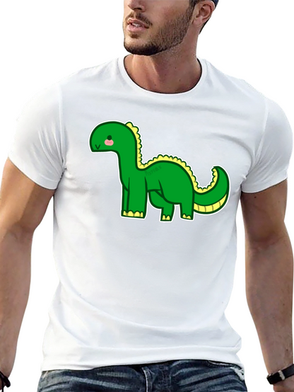 Camiseta Negra con Dinosaurio Adorable