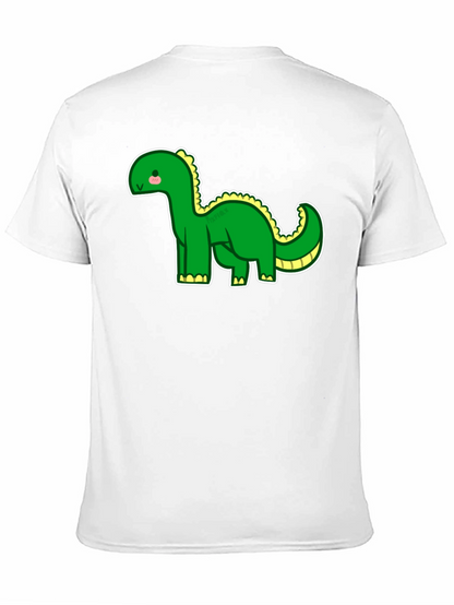 Camiseta Negra con Dinosaurio Adorable