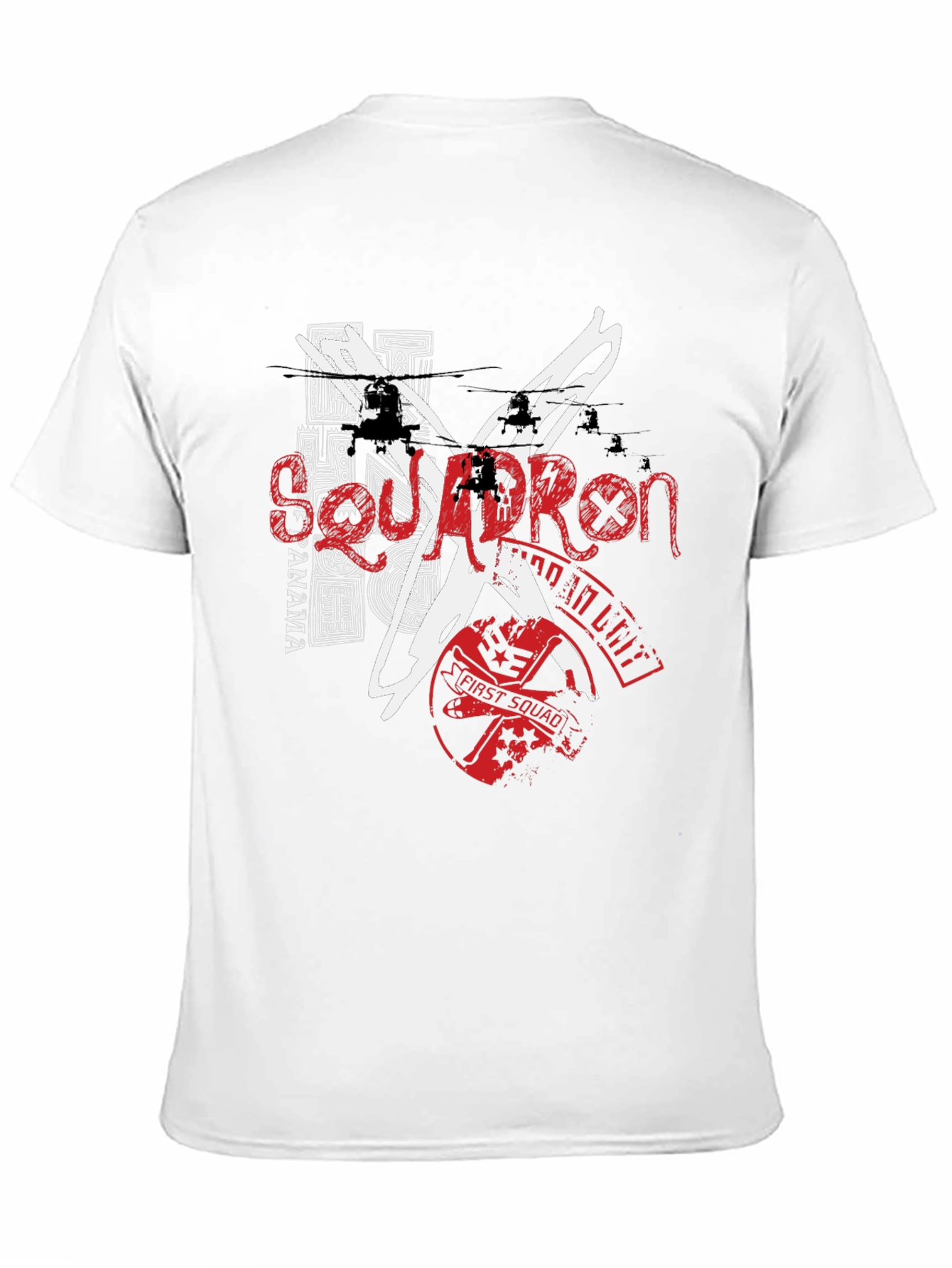 Camiseta Negra Estampada Estilo Urbano