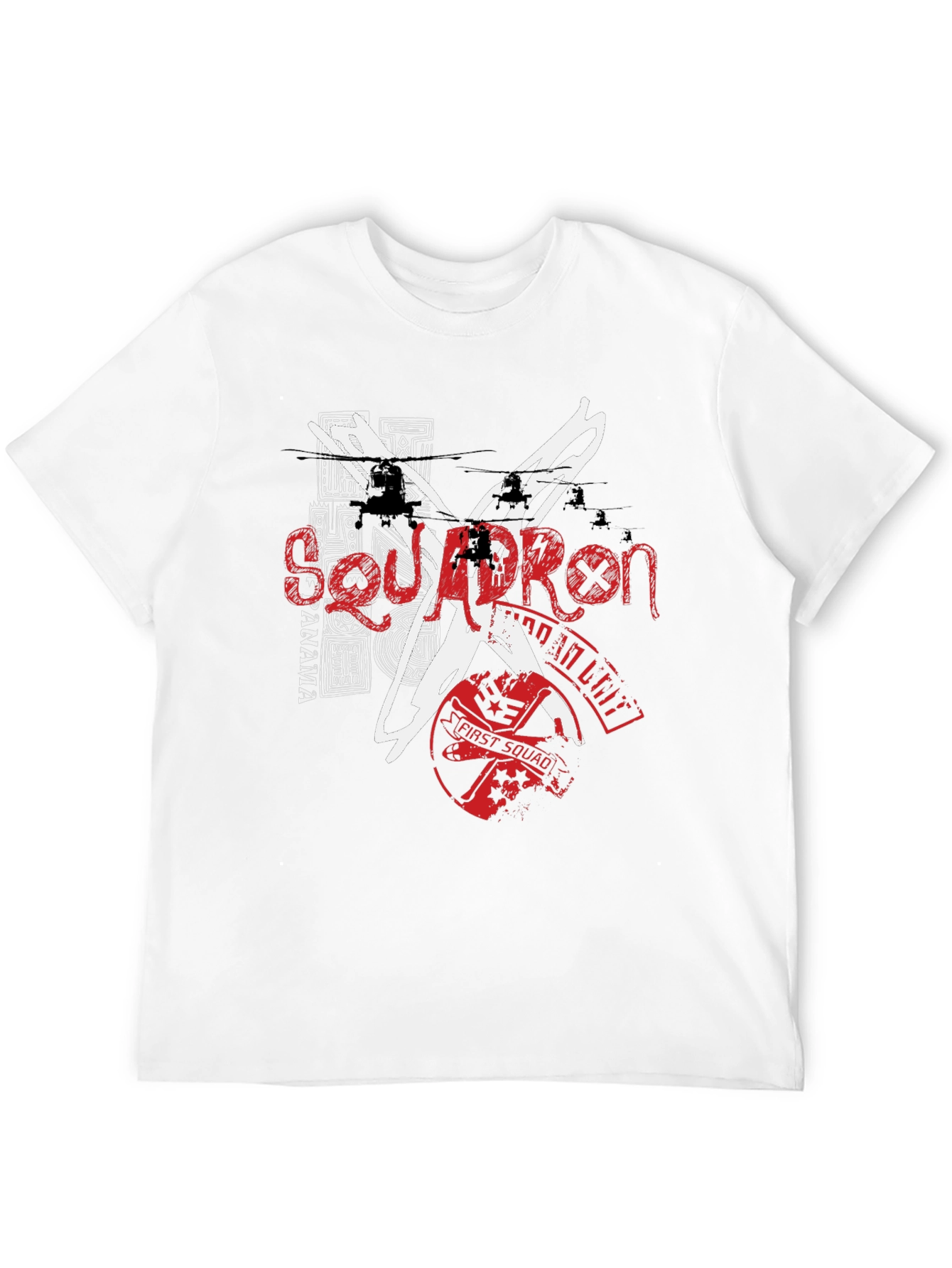 Camiseta Negra Estampada Estilo Urbano