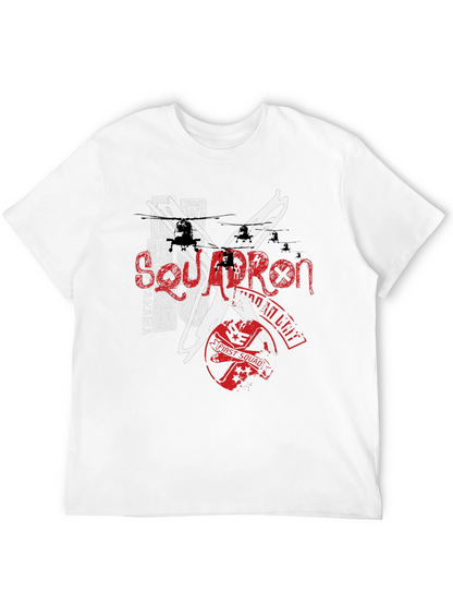 Camiseta Negra Estampada Estilo Urbano