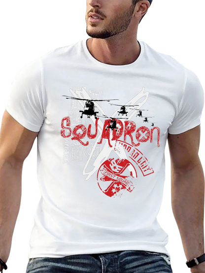 Camiseta Negra Estampada Estilo Urbano