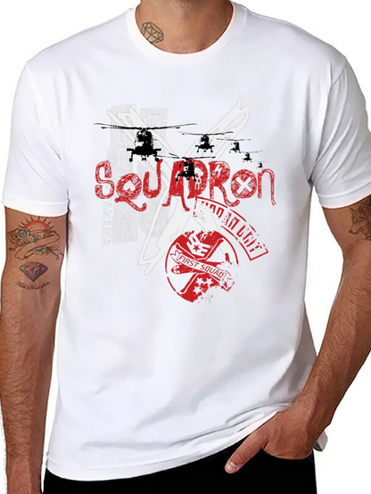 Camiseta Negra Estampada Estilo Urbano