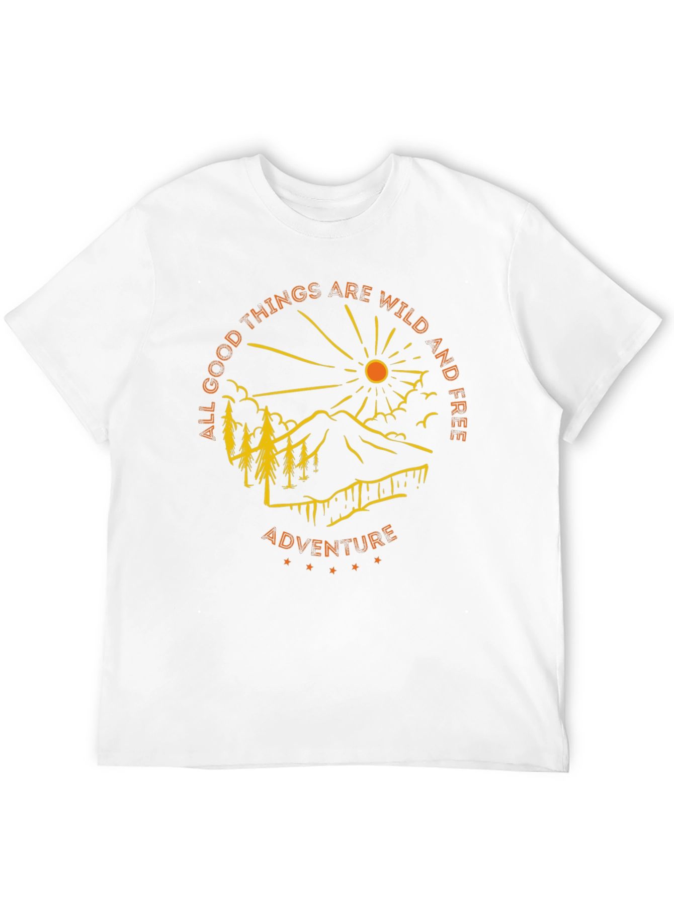 Camiseta Negra de Aventura al Aire Libre