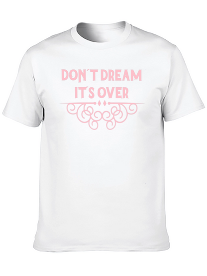Camiseta Negra con Diseño Dont Dream Its Over