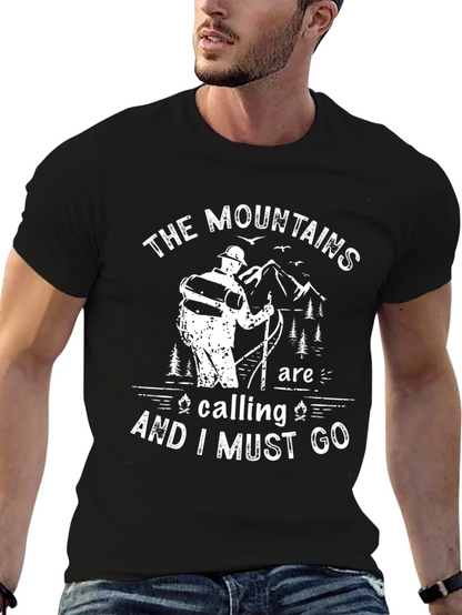 Camiseta Hombre Montaña - La Montaña Llama