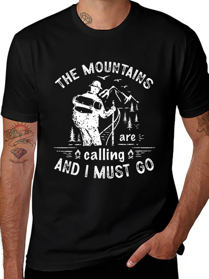 Camiseta Hombre Montaña - La Montaña Llama