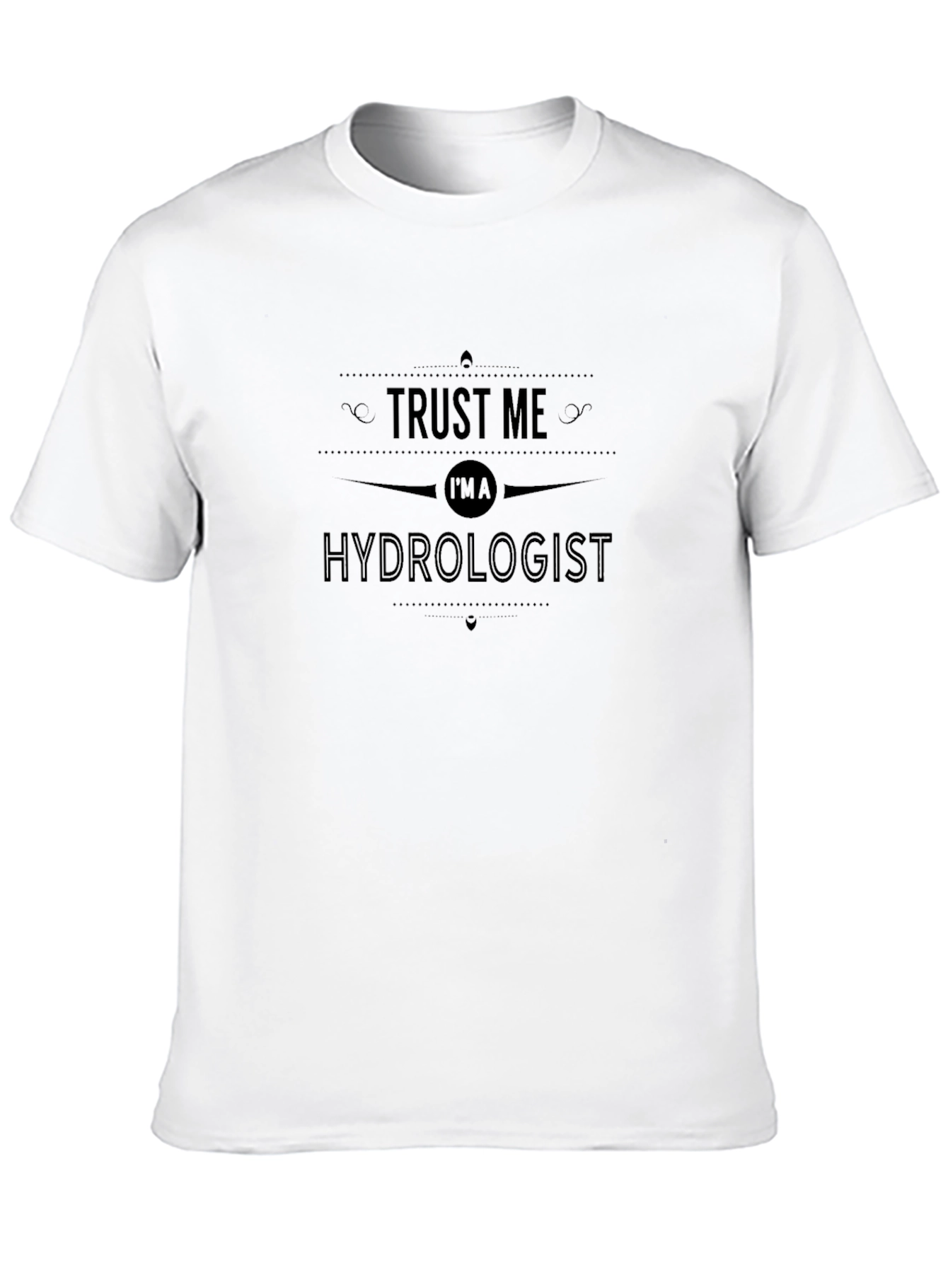 Camiseta Negra: Confía en Mí Soy Hidrólogo