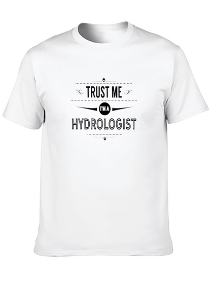 Camiseta Negra: Confía en Mí Soy Hidrólogo