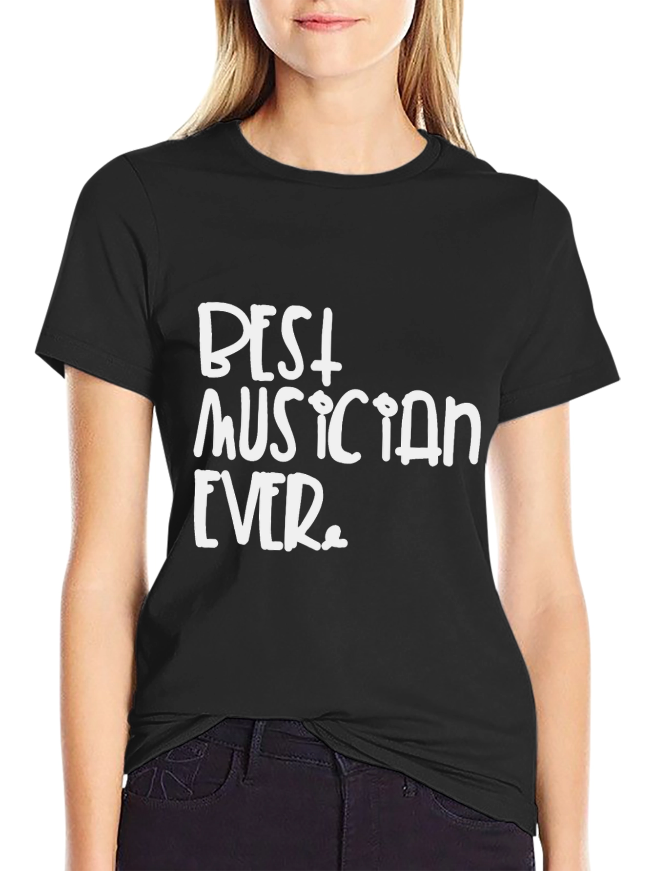 Camiseta Negra: Best Musician Ever