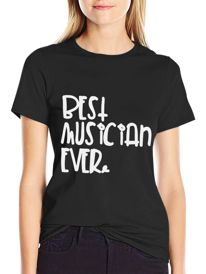 Camiseta Negra: Best Musician Ever