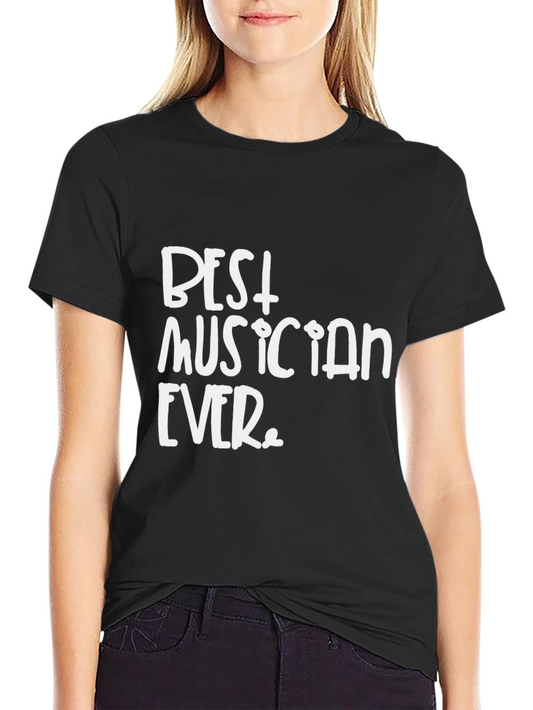 Camiseta Negra: Best Musician Ever