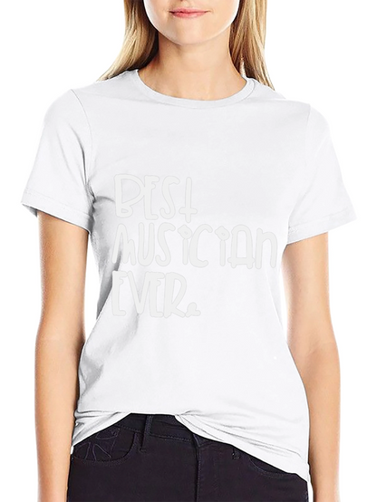 Camiseta Negra: Best Musician Ever