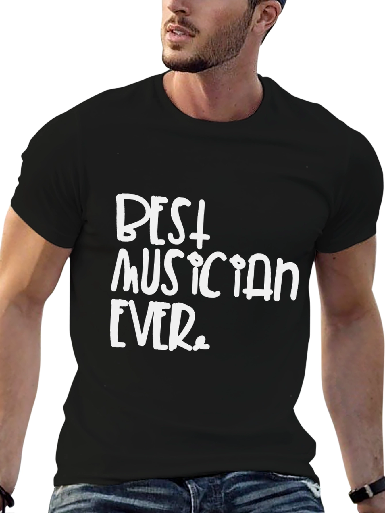 Camiseta Negra: Best Musician Ever