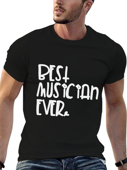 Camiseta Negra: Best Musician Ever