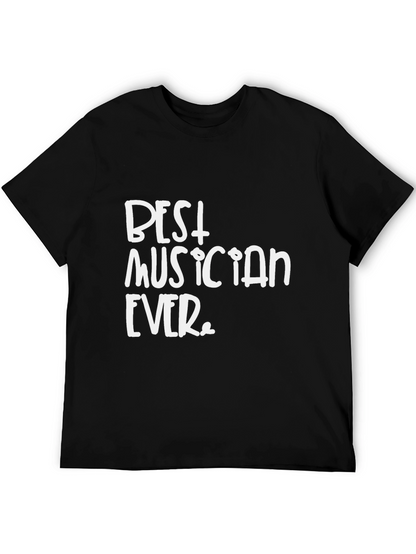 Camiseta Negra: Best Musician Ever