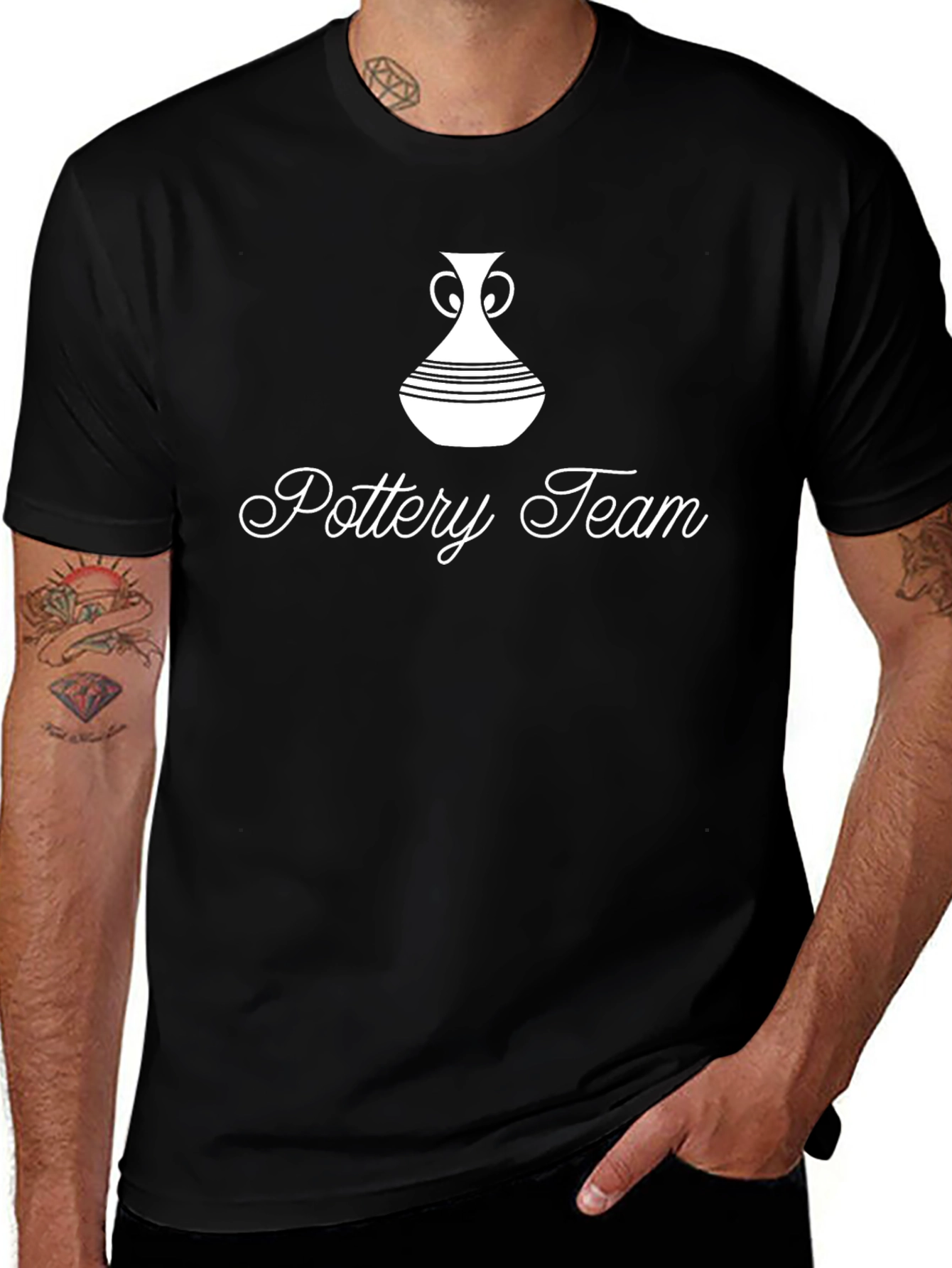 Camiseta Negra Pottery Team