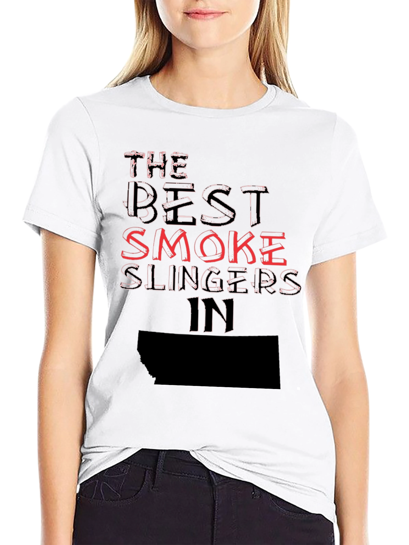 Camiseta Negra The Best Smoke Slingers In