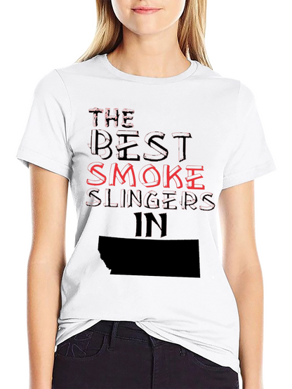 Camiseta Negra The Best Smoke Slingers In